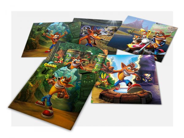 Crash Bandicoot – Pochette de lithographies