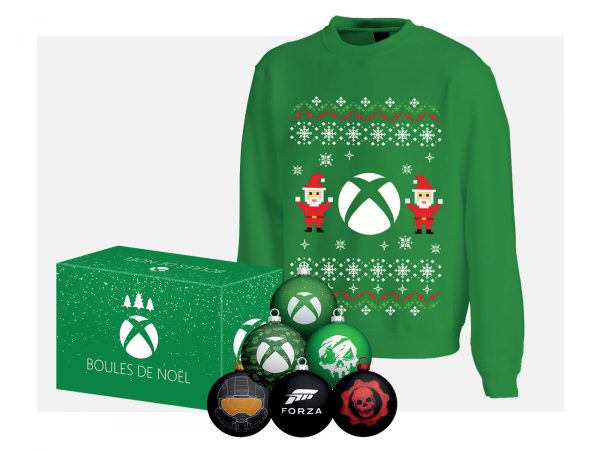 Noël Xbox – Pull et boules de Noël